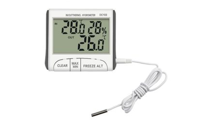 TERMOHIGRÓMETRO DIGITAL INTERNO / EXTERNO GLOBAL ROLL DC103