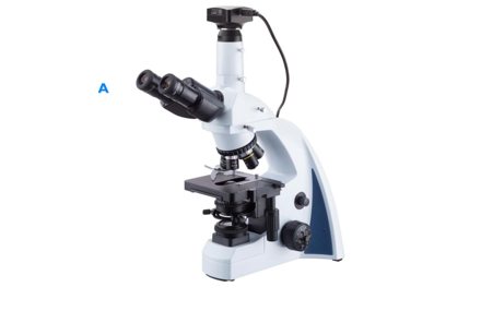 MICROSCOPIO TRINOCULAR, CON CÁMARA NOVEL N300M LCD